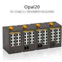 Opal20系列入门级非网管型卡轨式交换机
